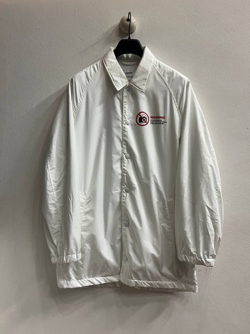 SS21 Doublet Polaroid Film Coach Jacket, Men