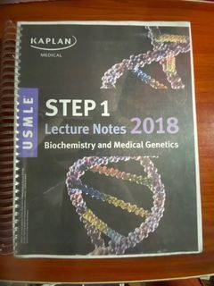 Step 1 Lecture Notes Biochemistry and Medical Genetics USMLE