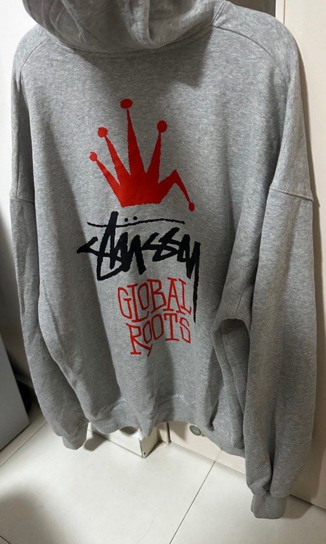 Stussy Global Roots Hoodie, Men's Fashion, Activewear on Carousell