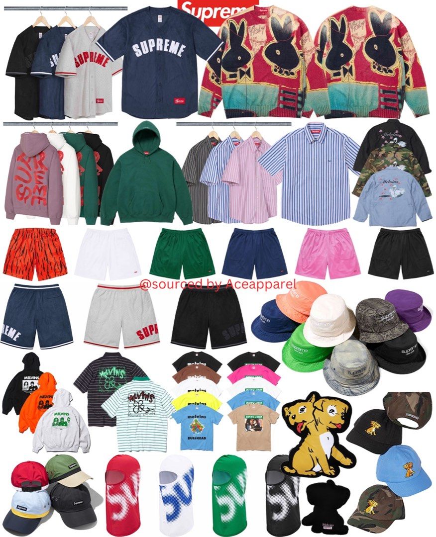 Supreme Week 13 Drop Items Tees Melvin Caps Hoodie Men s Fashion Tops Sets Tshirts Polo Shirts on Carousell