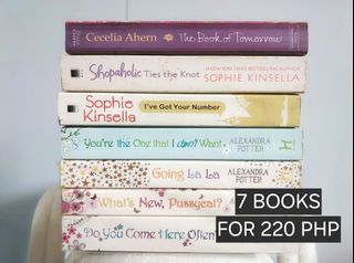 TAKE ALL 7 BOOKS Sophie Kinsella, Alexandra Potter, Cecelia Ahern