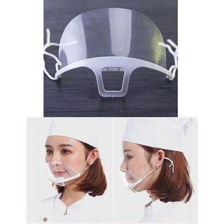 TAKE ALL Anti Fog Mouth Mask Transparent Sanitary Food Mask