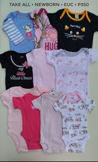 Take all newborn clothes for baby girl