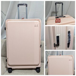 The 815 Co. Large Alpha Luggage Coral Pink