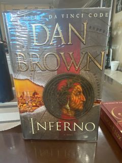 The Da Vinci Code - Dan Brown - INFERNO a novel - HARDBOUND BOOK - Preloved
