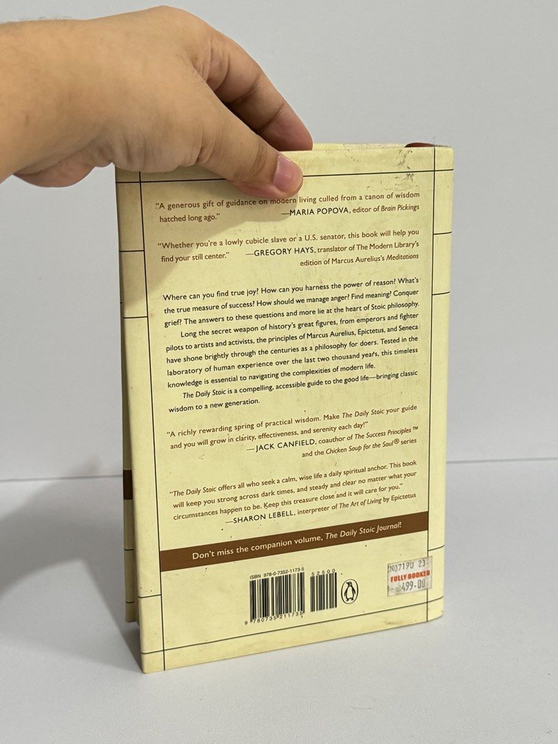 The Daily Stoic (Category: Storybooks) located in Pasig City. Submitted by jamnesreen (Listing ID 1302279587, Image 3). Description: .