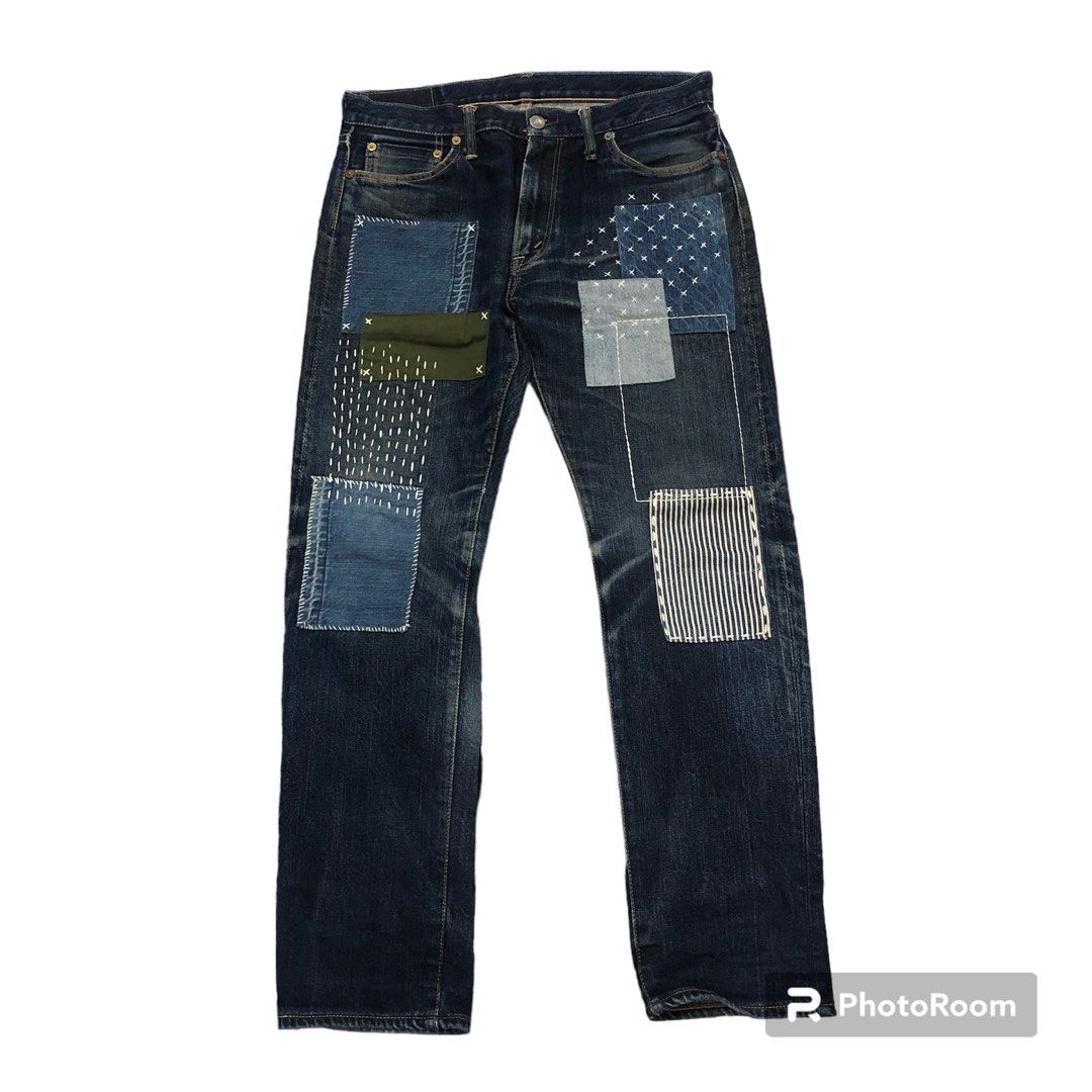 FLAT HEAD PATCHWORK JEANS (Category: Jeans) located in Alor Setar. Submitted by kechik_seventynine (Listing ID 1302225965, Image 1). Description: ❌SOLD OUT ❌ SELUAR JEANS FLAT HEAD MADE IN JAPAN DESIGN CUSTOM PATCHWORK PINGGANG 31/32 LABUH 39 #momotaro #evisu #levis #pureblue #samurai #eternal #japanjeans .