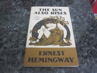 THE SUN ALSO RISES BY ERNEST HEMINGWAY, TRADE PAPERBACK, READ ONCE , VERY GOOD CONDITION .