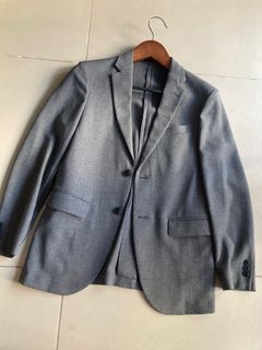Uniqlo Sports Coat/Blazer/Jacket (S) - grey