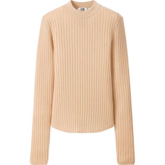 UNIQLO U merino ribbed sweater Women s Fashion Tops Longsleeves on Carousell