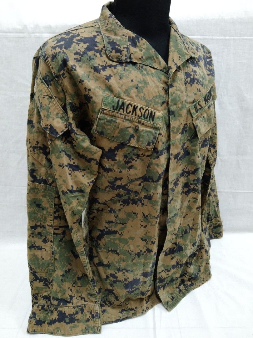 US Marine Corps USMC Woodland MARPAT Jacket Women s Fashion Coats Jackets and Outerwear on Carousell
