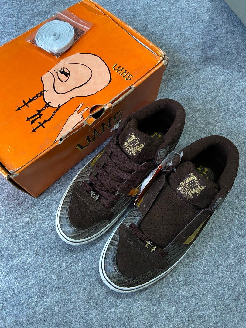 Skate Shoes Vans Tnt2 Vans Tnt Vans TNT Black/Rich Gold/Black