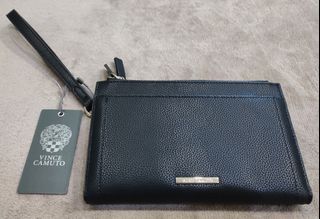 Vince Camuto leather wristlet brand new