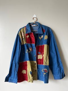 vintage alfred dunner denim jacket