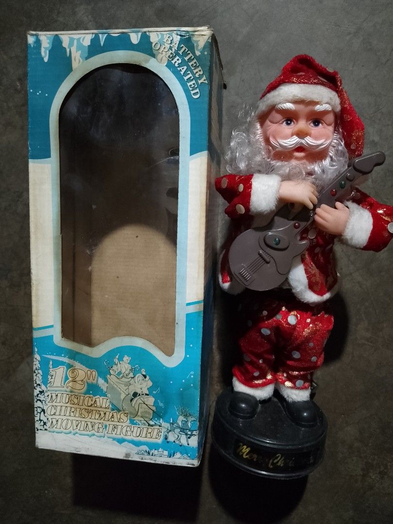 Vintage dancing santa (Category: Vintage Collectibles) located in Davao. Submitted by jeffsantos (Listing ID 1302374189, Image 1). Description: Working condition, vintage santa claus.