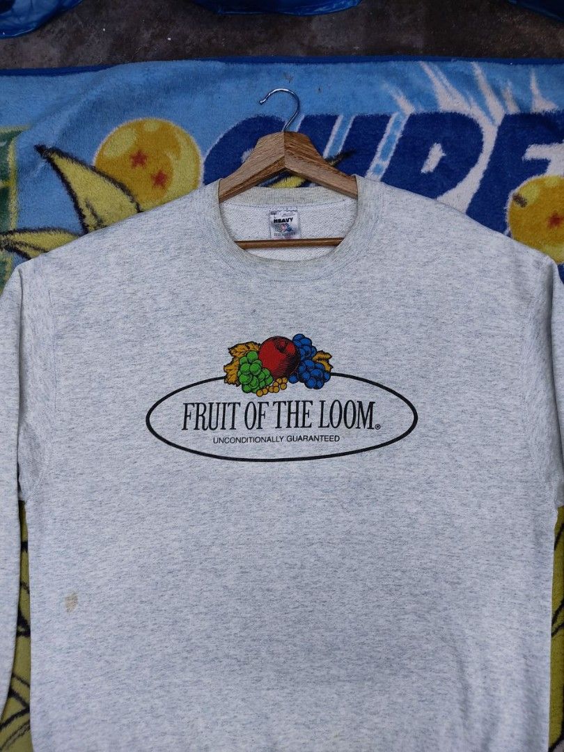 Fruit of the loom logo sweatshirt top