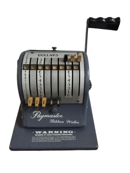 Vintage Paymaster Check Writer, Hobbies & Toys, Stationery & Craft ...
