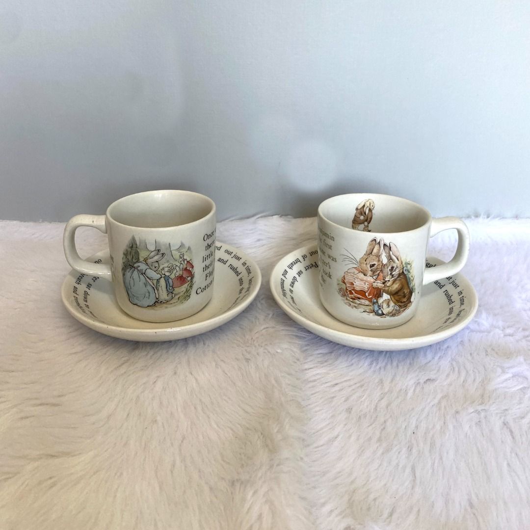 Wedgwood Peter Rabbit Cup & Saucer (Category: Coffee & Tea Tableware) located in Consolacion. Submitted by posh_avenue_home (Listing ID 1302272037, Image 2). Description: In very good condition. From Japan. 100% authentic!!!.