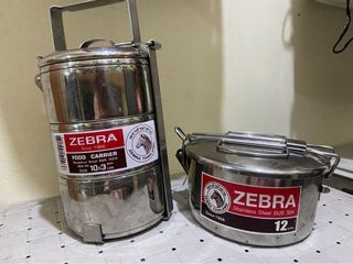 Zebra Stainless Steel Food Carrier