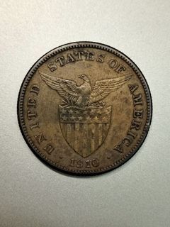 1910S One Peso USPI Silver (Free Slab)
