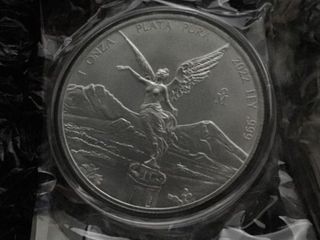 “2022” LIBERTAD Mexican 1oz silver coin