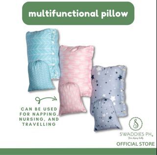 2 pcs Swaddies multi-function baby pillow / nursing / travel