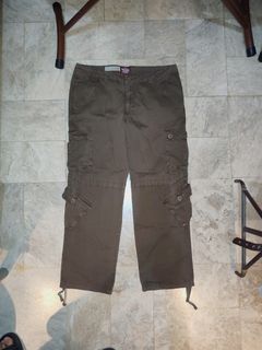 39x41.5 very baggy brown cargo pants matchsticks pockets