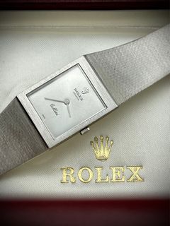 '71 Rolex Cellini 4014 WG with Palladium Aftermarket Bracelet Manual Wind