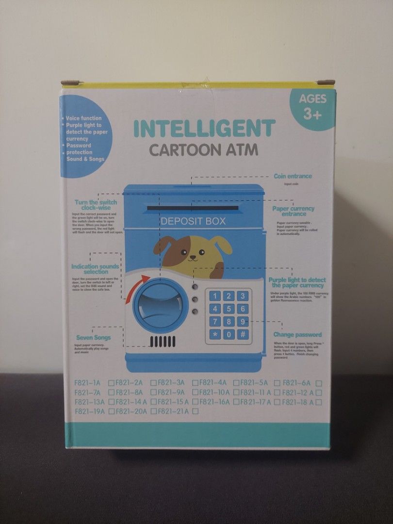 比卡超存款機Intelligent Cartoon ATM, 興趣及遊戲, 玩具& 遊戲類- Carousell