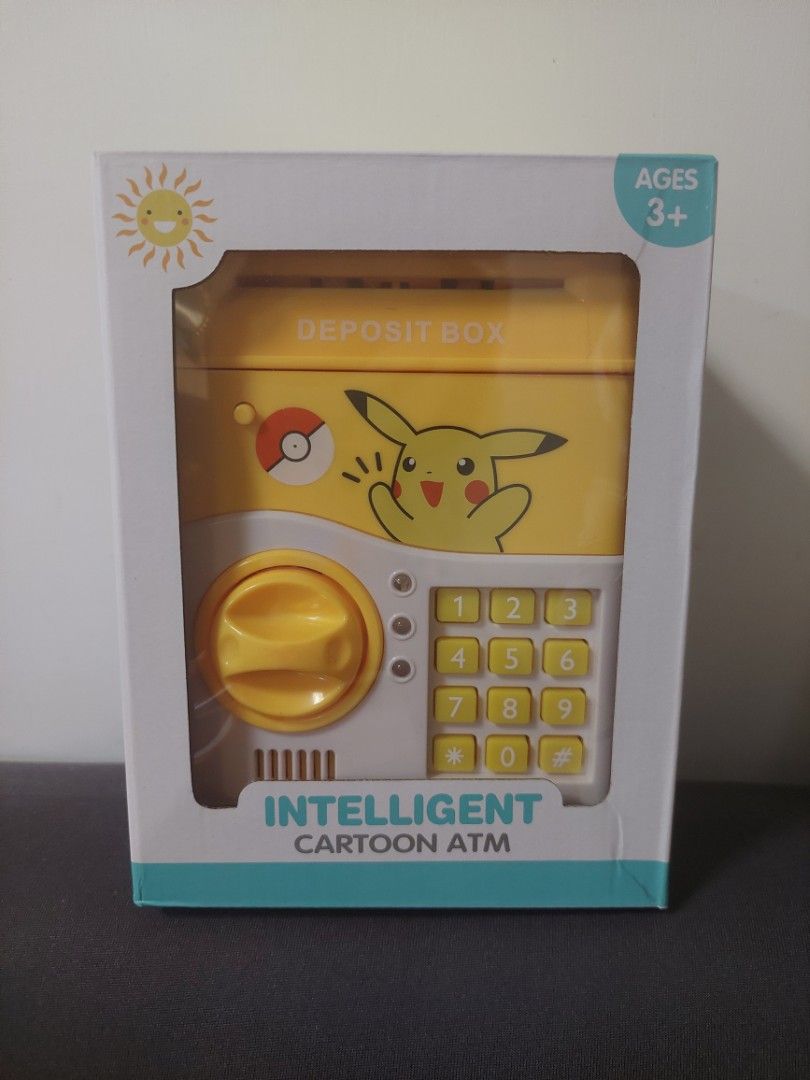 比卡超存款機Intelligent Cartoon ATM, 興趣及遊戲, 玩具& 遊戲類- Carousell