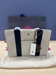 — TORY BURCH Miller Canvas Small Tote
