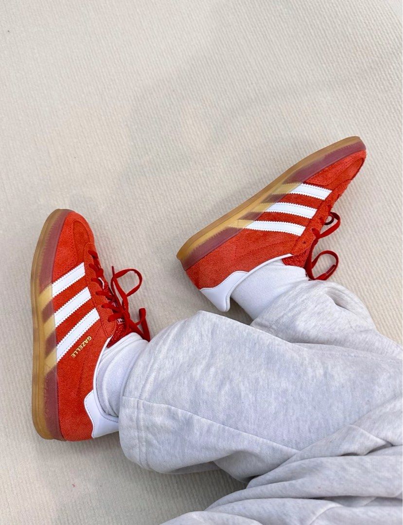Adidas Gazelle Indoor Bold Orange HQ8718, , , - Carousell