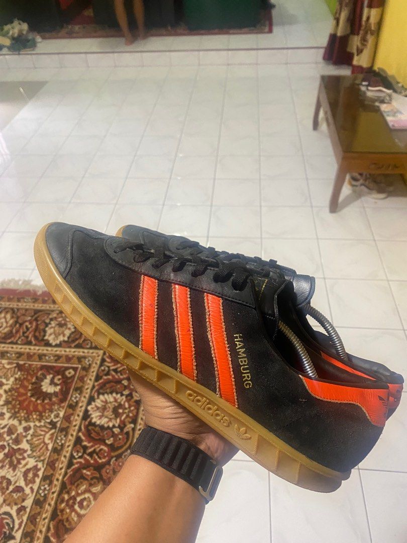 Adidas hamburg black orange clearance