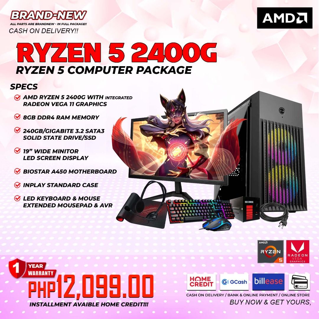 AFFORDABLE GAMING COMPUTER SET (Category: Desktops) located in Quezon City. Submitted by mariedesil12290 (Listing ID 1302401958, Image 3). Description: 𝑳𝒐𝒘𝒆𝒔𝒕 𝒑𝒓𝒊𝒄𝒆 𝒈𝒖𝒂𝒓𝒂𝒏𝒕𝒆𝒆𝒅! 𝑷𝒓𝒐𝒎𝒐 𝒔𝒕𝒂𝒓𝒕𝒔 @ ₱𝟒,𝟒𝟗𝟗.𝟎𝟎 𝒇𝒐𝒓 𝑺𝒚𝒔𝒕𝒆𝒎 𝑼𝒏𝒊𝒕𝒔 𝒂𝒏𝒅 ₱𝟔,𝟕𝟗𝟗 𝒇𝒐𝒓 𝑪𝒐𝒎𝒑𝒖𝒕𝒆𝒓 𝑺𝒆𝒕𝒔 🛒 𝐂𝐀𝐒𝐇 𝐎𝐍 𝐃𝐄𝐋𝐈𝐕𝐄𝐑𝐘 💸💸💸 ✨✨ 𝚰𝐍𝐒𝐓𝐀𝐋𝐋𝐌𝐄𝐍𝐓 𝐀𝐕𝐀𝚰𝐋𝐀𝐁𝐋𝐄 ✨✨ ✔️𝐇𝐎𝐌𝐄 𝐂𝐑𝐄𝐃𝚰𝐓 ✔️𝐂𝐑𝐄𝐃𝚰𝐓 