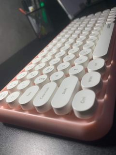 Ajazz 308i Bluetooth Wireless Keyboard (Pink)