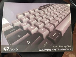 Akko Black & Silver Keycap Set (197-Key)