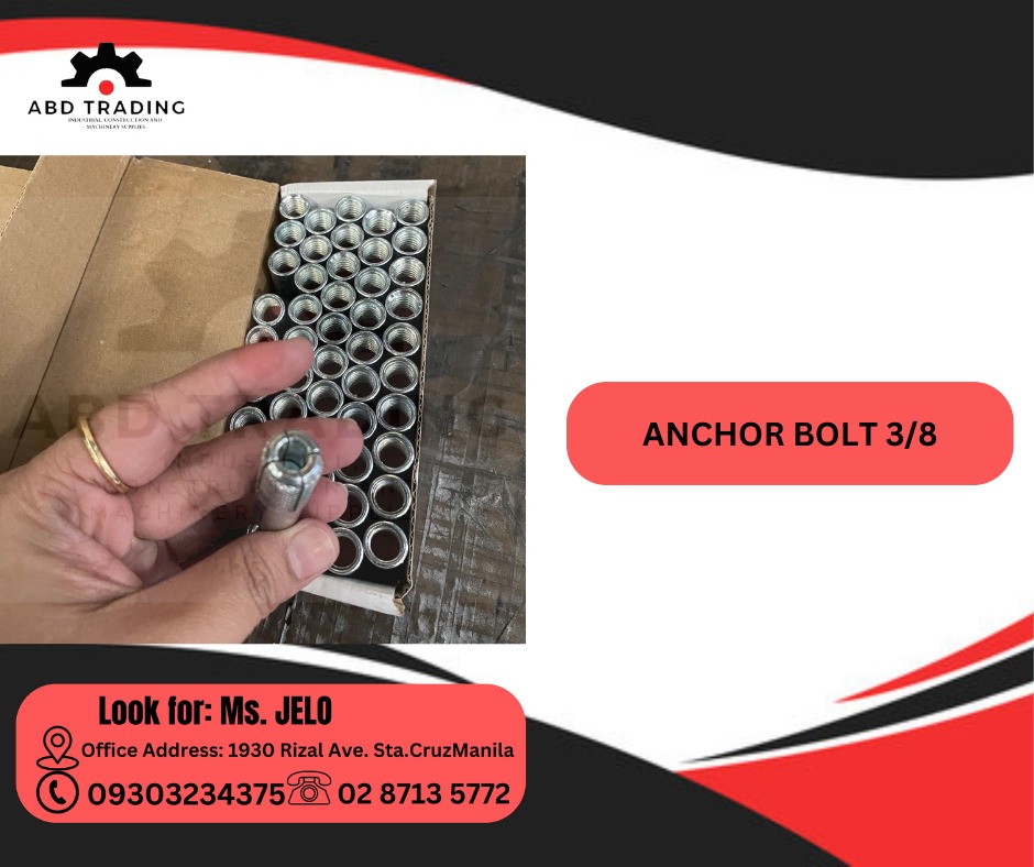 ANCHOR BOLT 3.8, Commercial & Industrial, Construction Tools ...