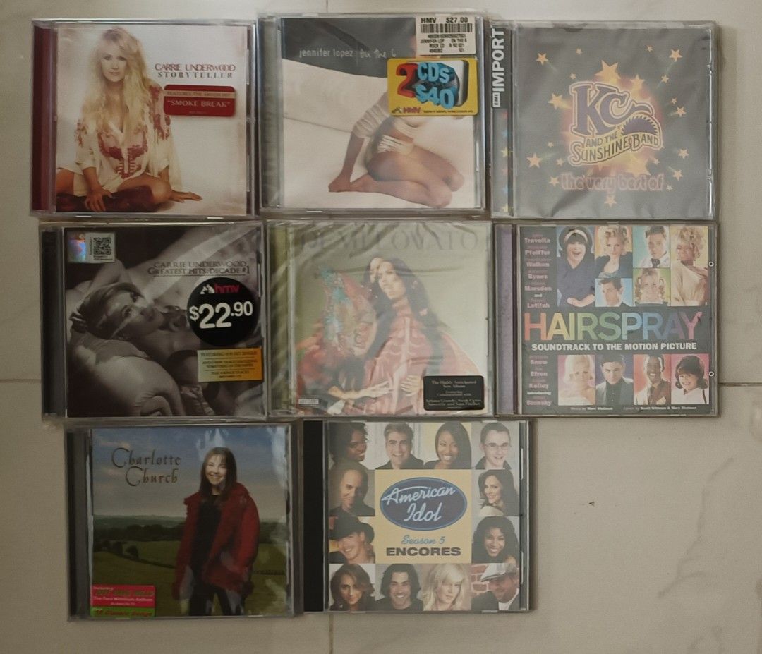 Assorted CD bundle lot - Demi Lovato, Jennifer Lopez, KC and the ...