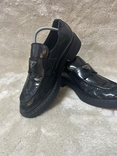 Authentic Prada Loafer Shoes Black