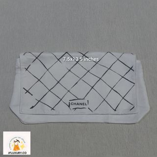 Authentic Rare  Chanel Karl Largerfeld flap dust bag 7.5x13.5 inches
