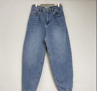 Authentic Zara Hard Denim Mom Jeans