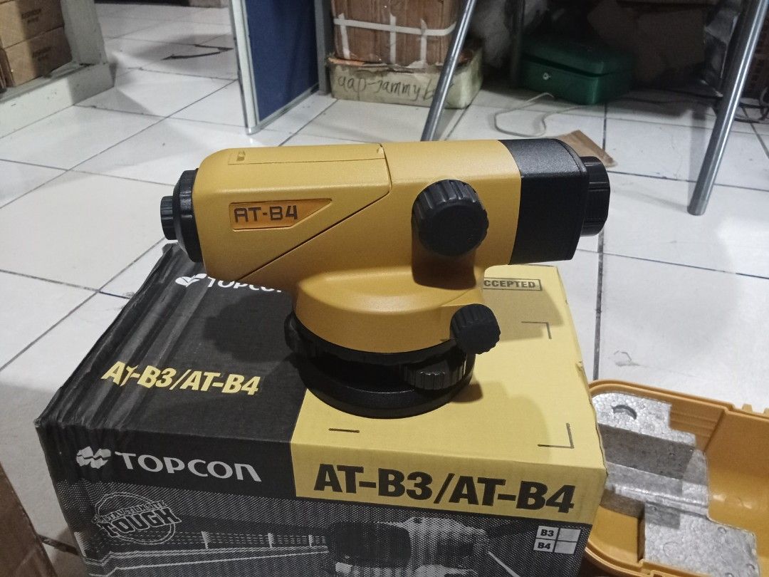 Auto level Topcon Brand (Category: Construction Tools & Equipment) located in Manila. Submitted by ecalnerjef66032 (Listing ID 1302416051, Image 3). Description: Complete package Tripod single lock Levelling Staff 3m levelling bubble Reflector vest dash Cleaner Rain Cover educational cd measure tape calibration certificate 1year warranty company: Jammybox Bbc Geoinstrument address: 2nd floor 939 banawe street Quezon city contact #: 09304994255 lo
