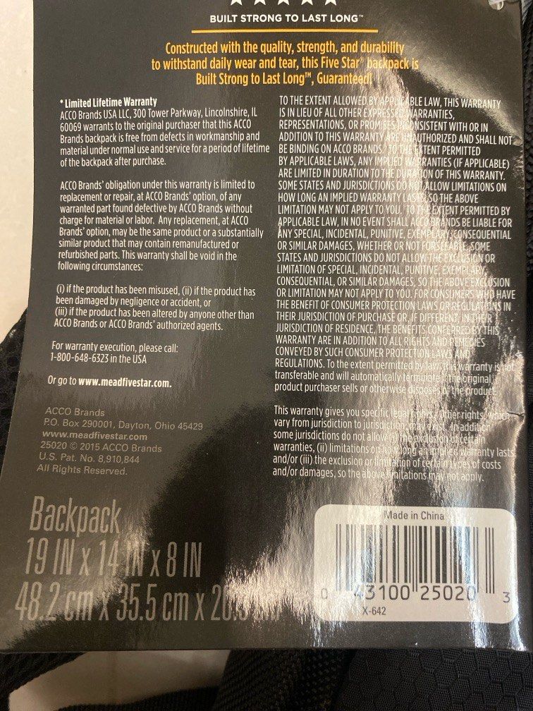 Backpack (Category: Backpacks) located in Singapore. Submitted by simbro (Listing ID 1302501182, Image 4). Description: Backpack Fit laptops up to 17 inch .