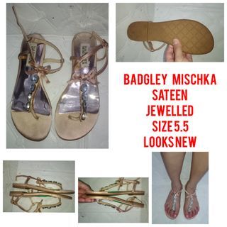 Badgley Mischka  Sateen Sandals