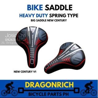 Bike Saddle Big Spring Type Upuan Seat MTB Heavy-Duty BMX Upuan New Century Foam