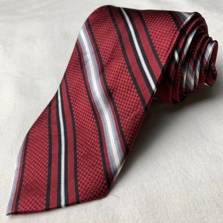 Burma Bibas Red Stripes Necktie