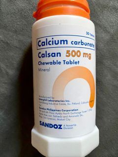 Calsan Calcium Carbonate 500mg