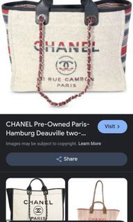 Chanel two way bag