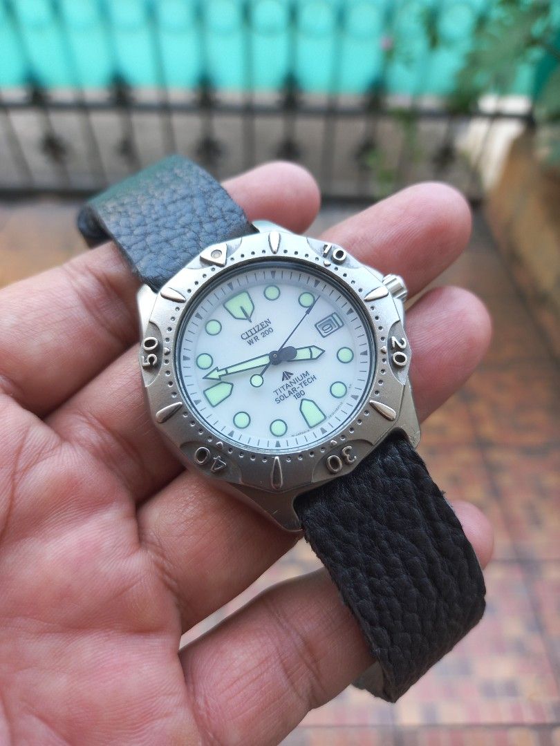 Citizen solar tech 180 titanium shop