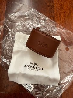 Coach Leather Cuff Bracelet
